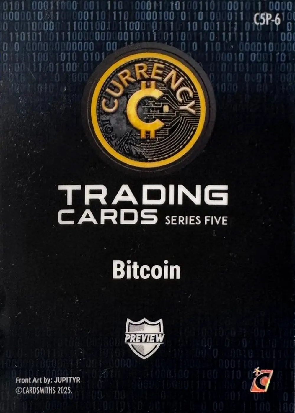 Bitcoin (Currency Preview) card back