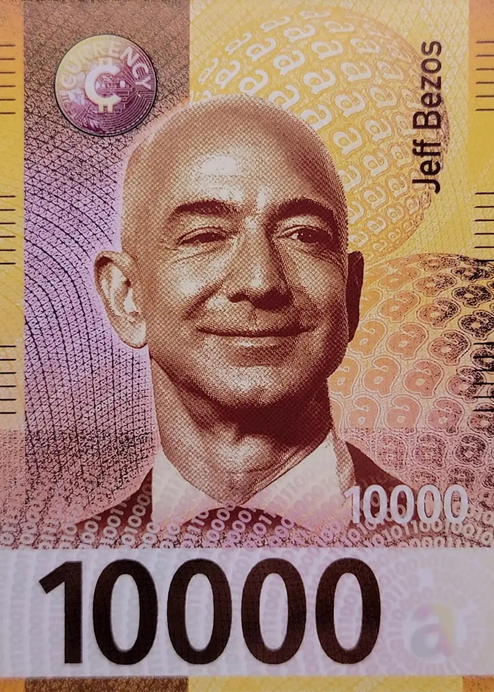 Jeff Bezos (10000) card front