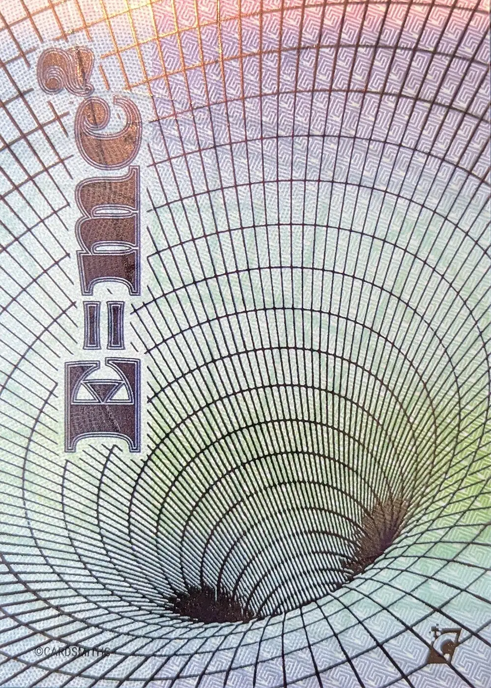Albert Einstein (Cold Foil) card back