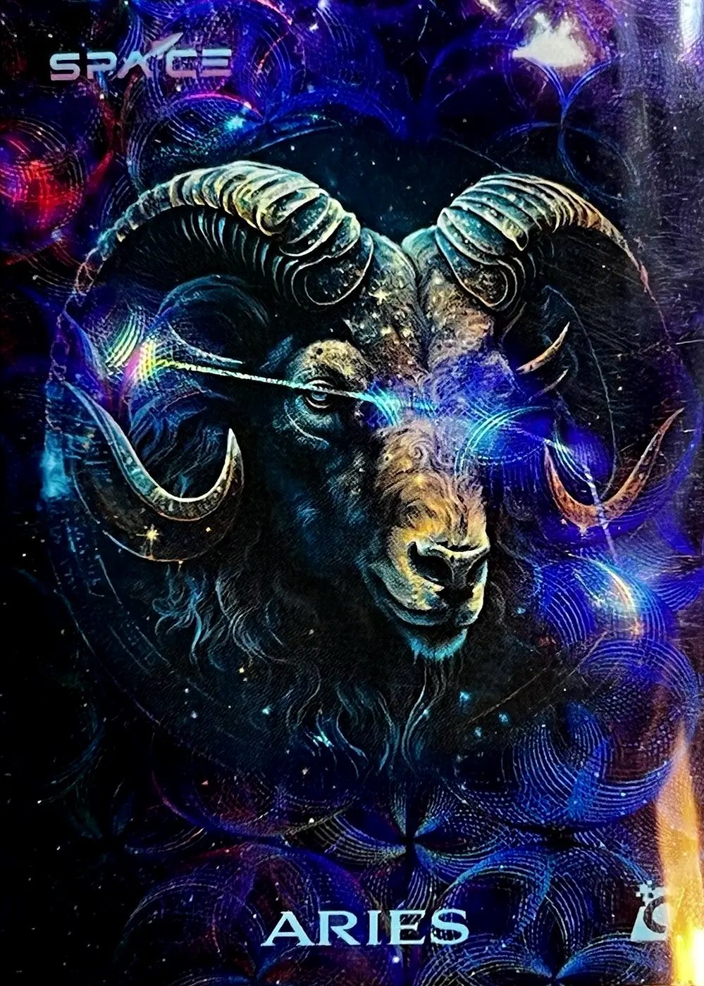 Aries card front