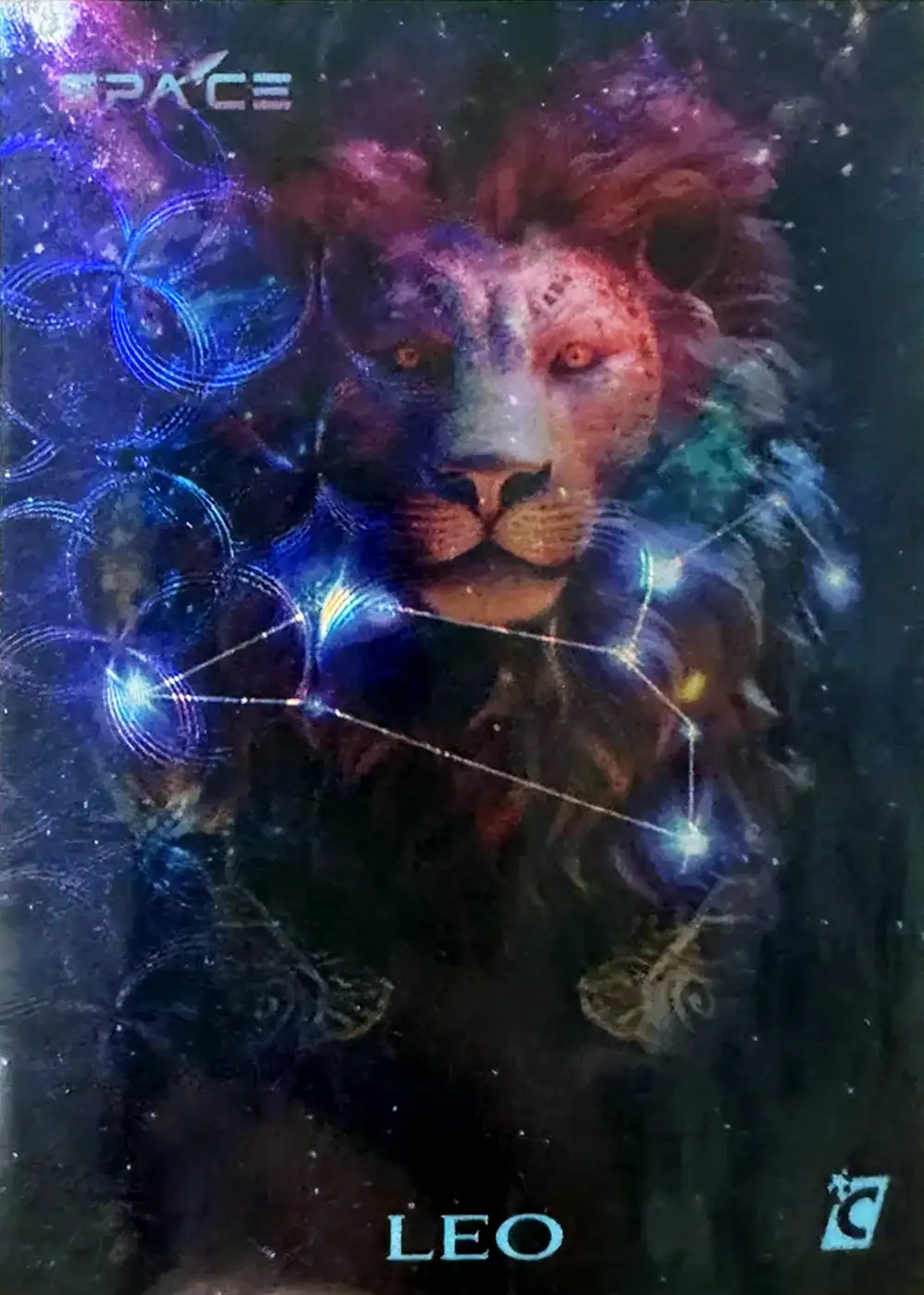 Leo card front