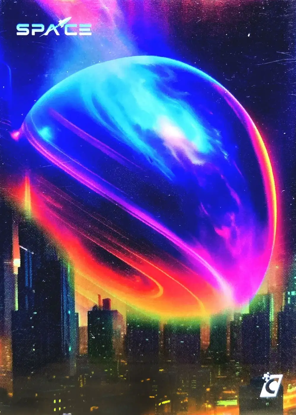 Dimensional rift card front