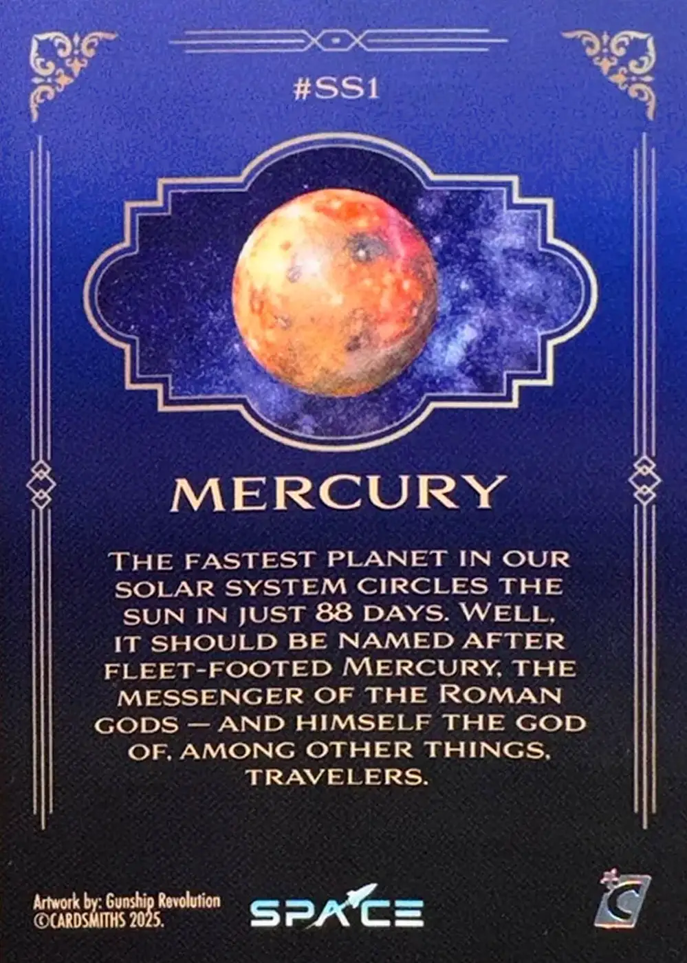 Mercury (Solar System Refractor) card back