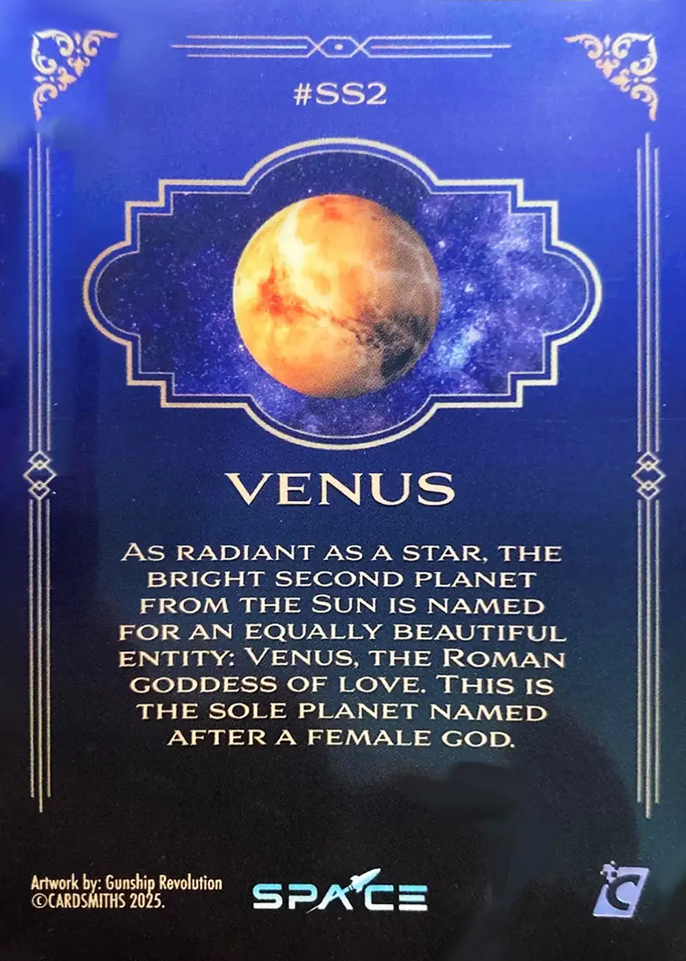 Venus (Solar System Refractor) card back
