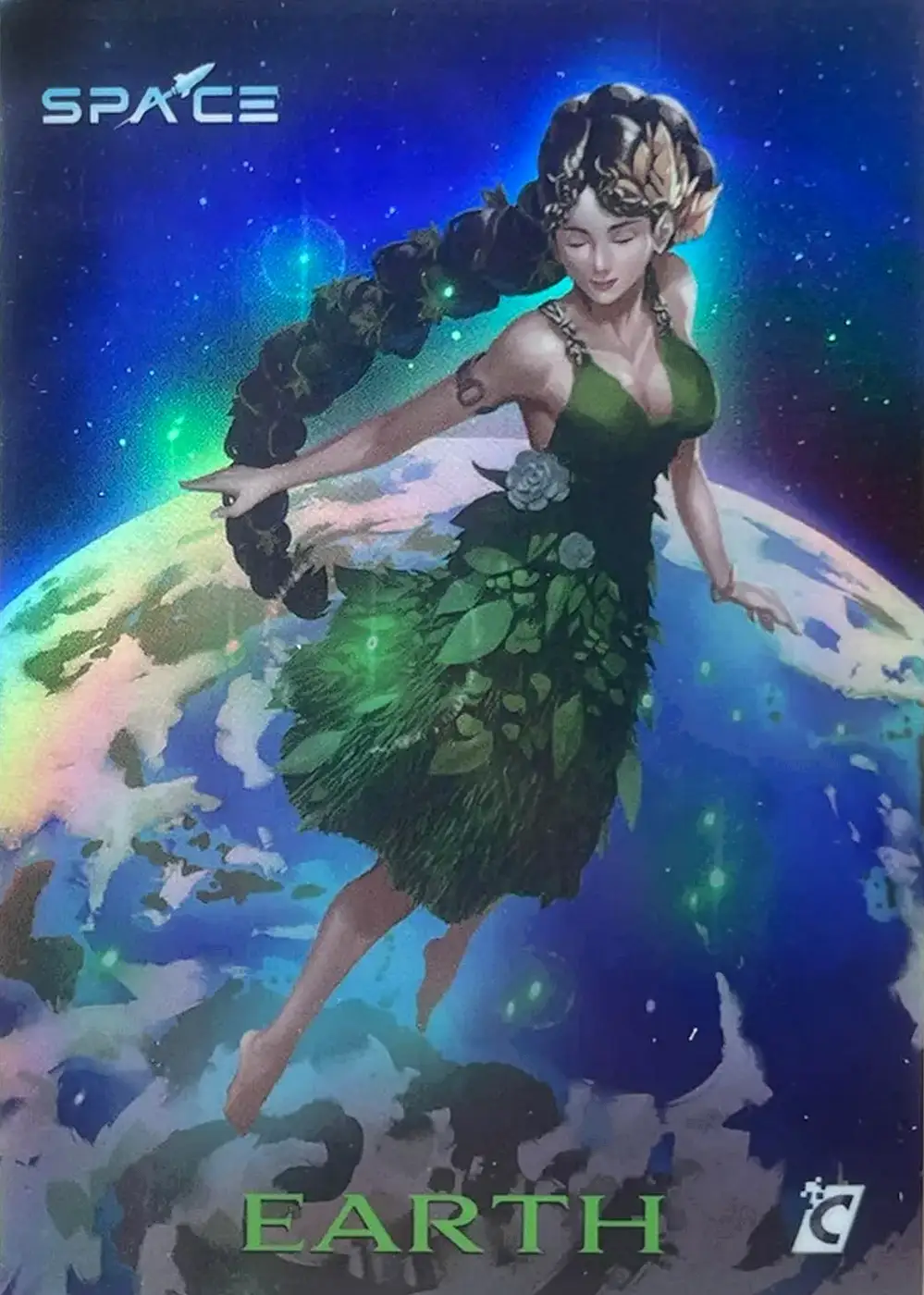 Earth card front