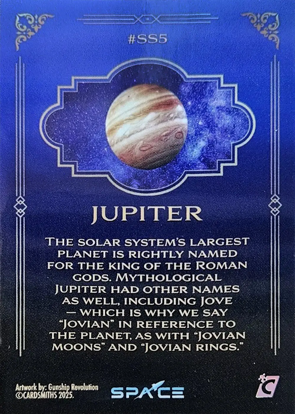 Jupiter (Solar System Refractor) card back