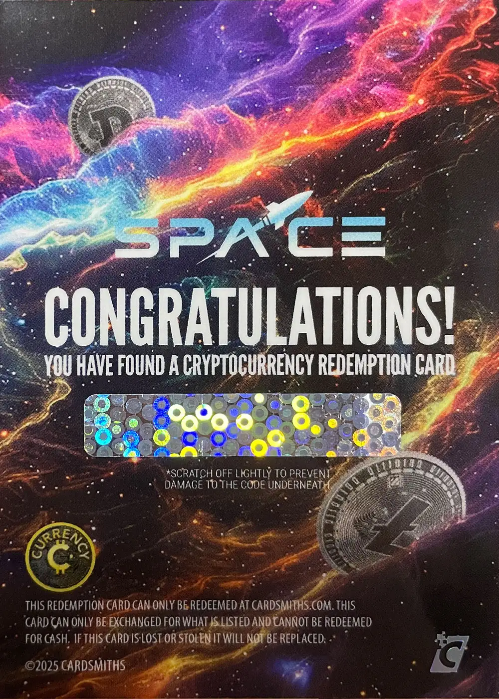 Redemption (Unredeemed) card back