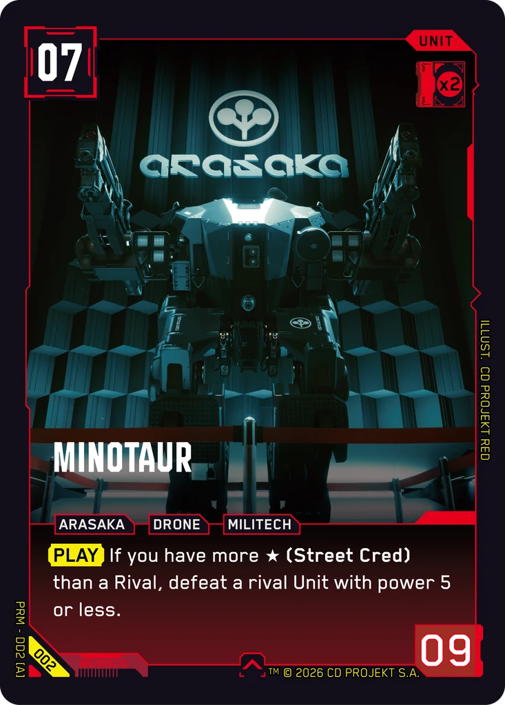 Minotaur card front