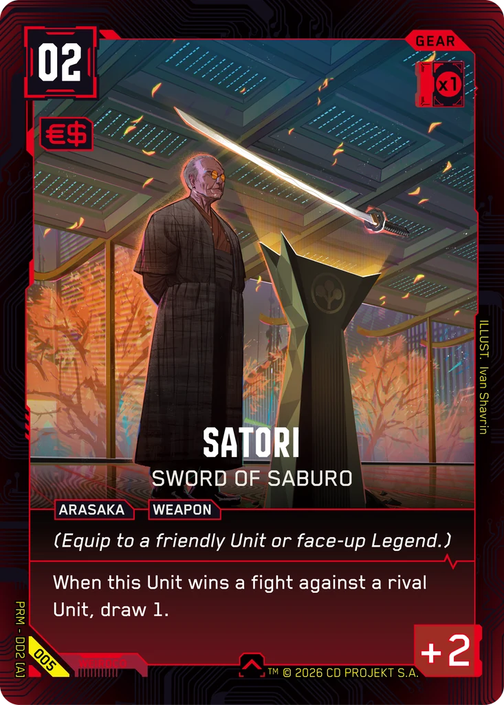 Satori — Sword of Saburo card front