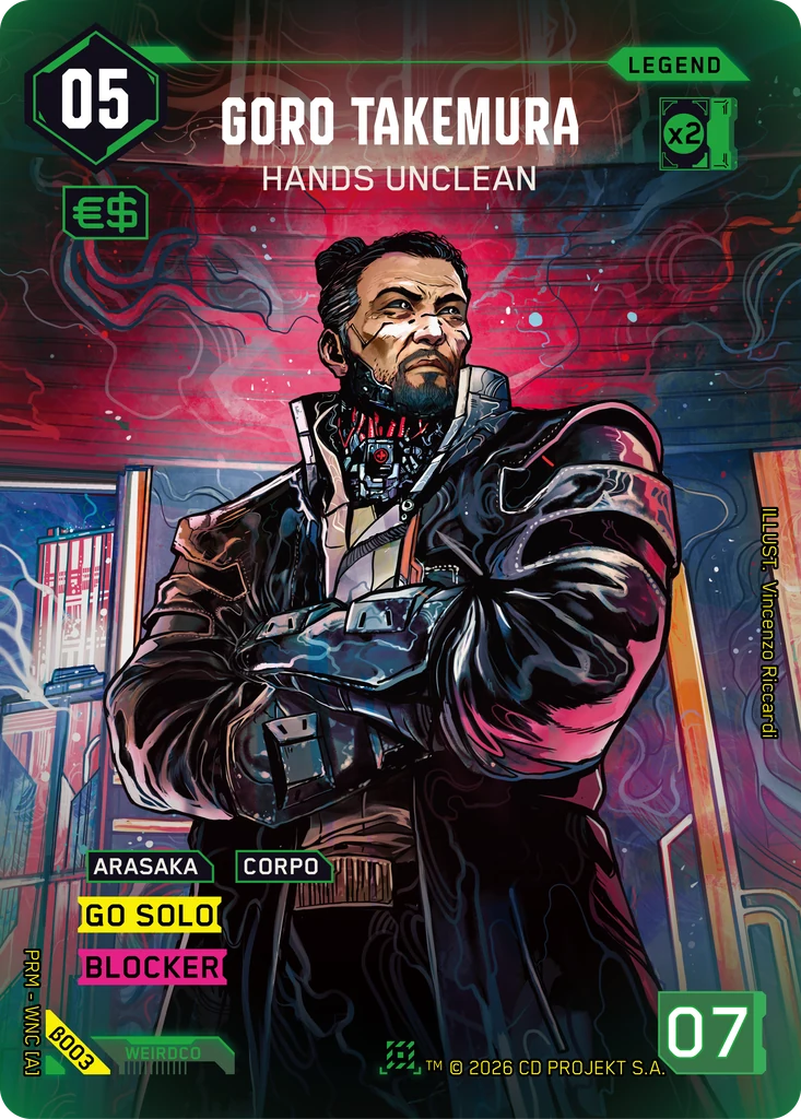 Goro Takemura — Hands Unclean card front