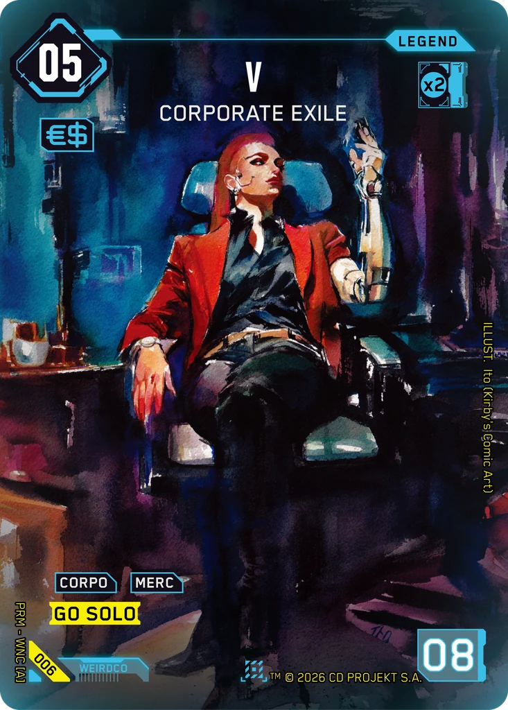 V — Corporate Exile card front