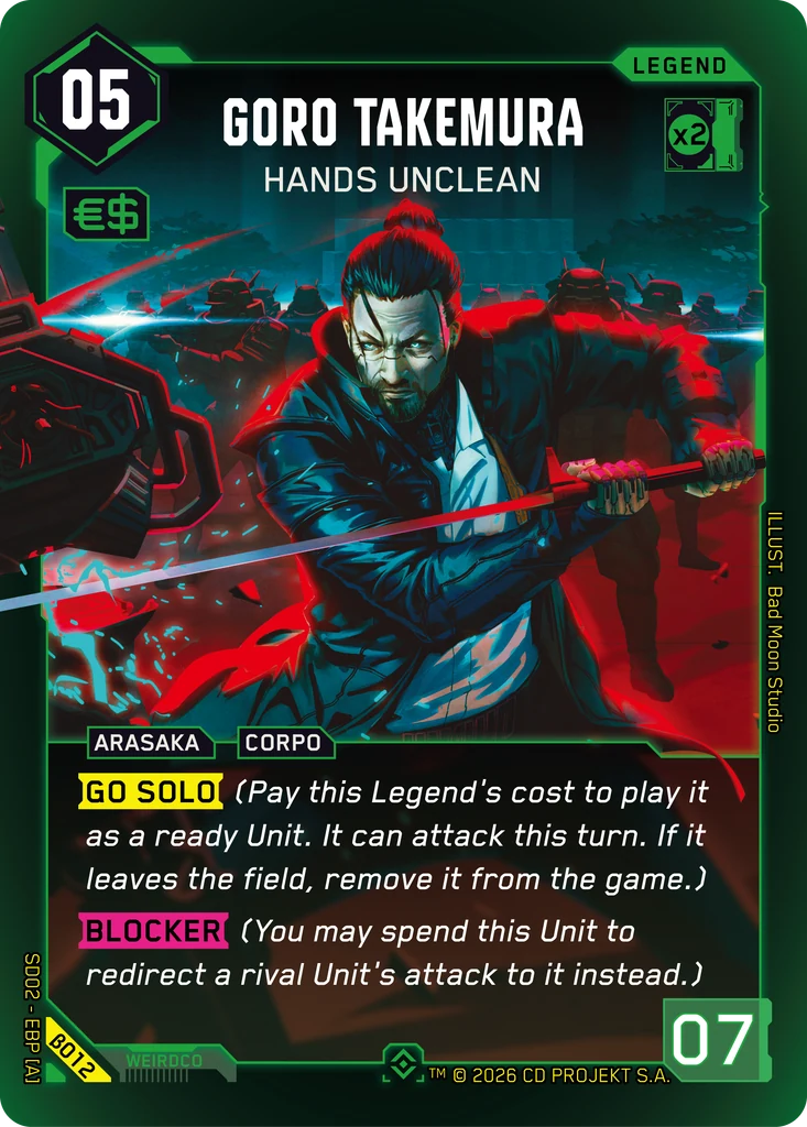 Goro Takemura — Hands Unclean card front
