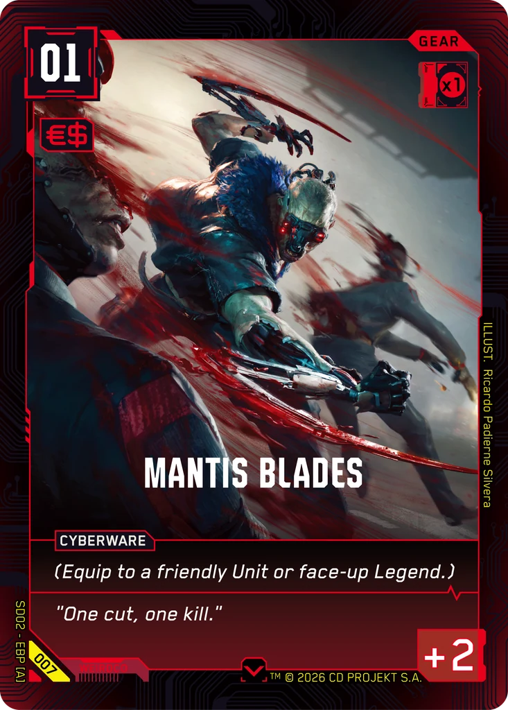Mantis Blades card front