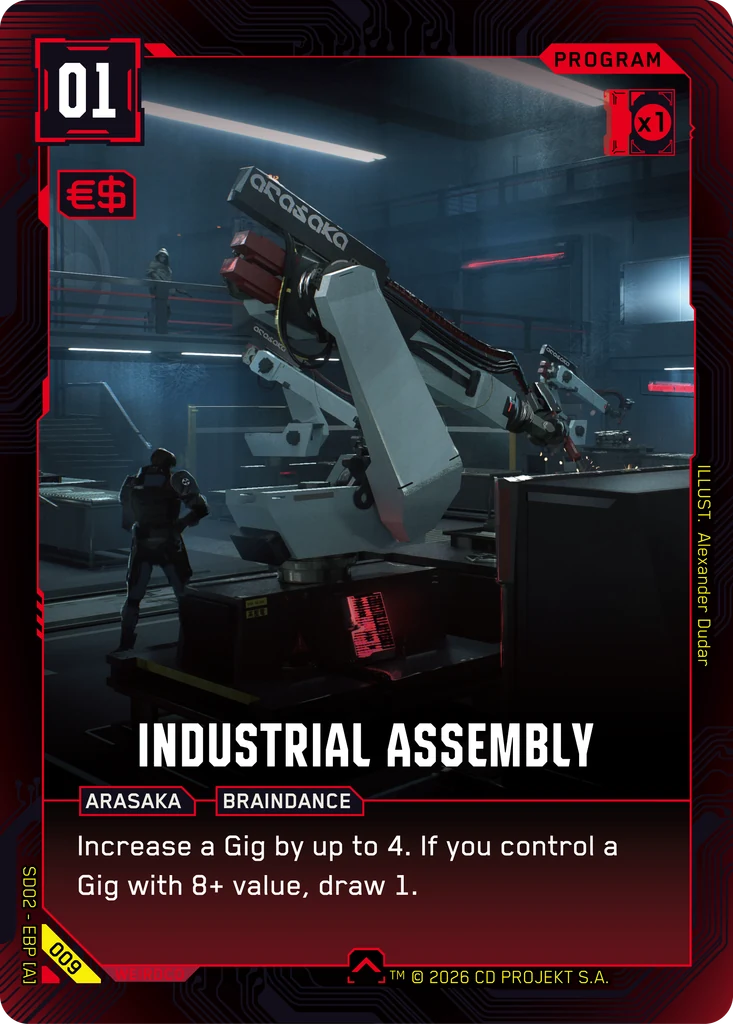 Industrial Assembly card front