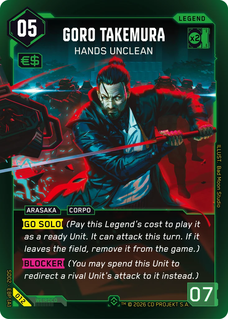 Goro Takemura — Hands Unclean card front