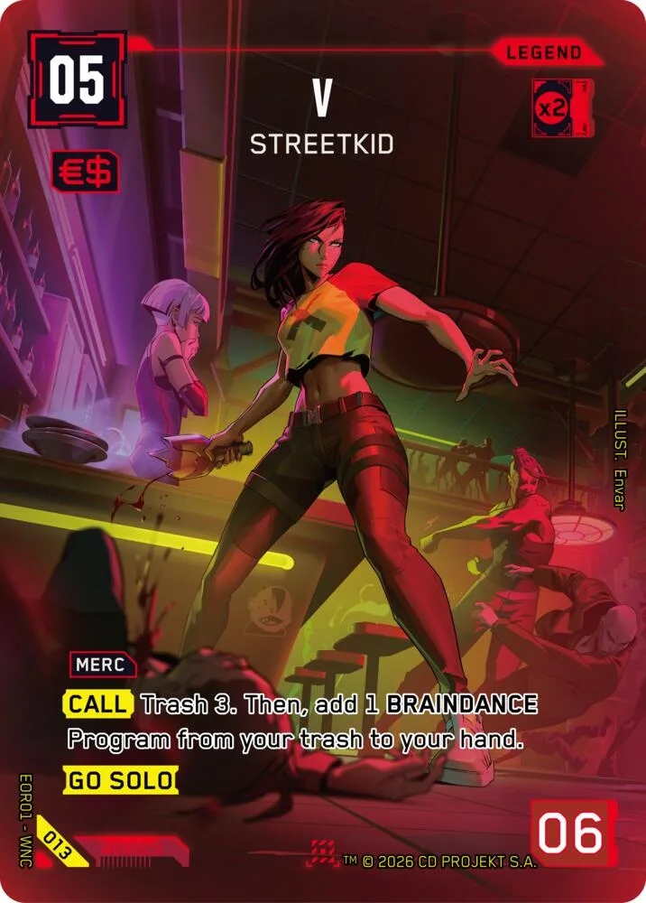 V - StreetKid card front
