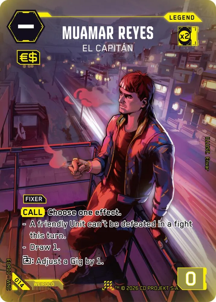 Muamar Reyes - El Capitan card front