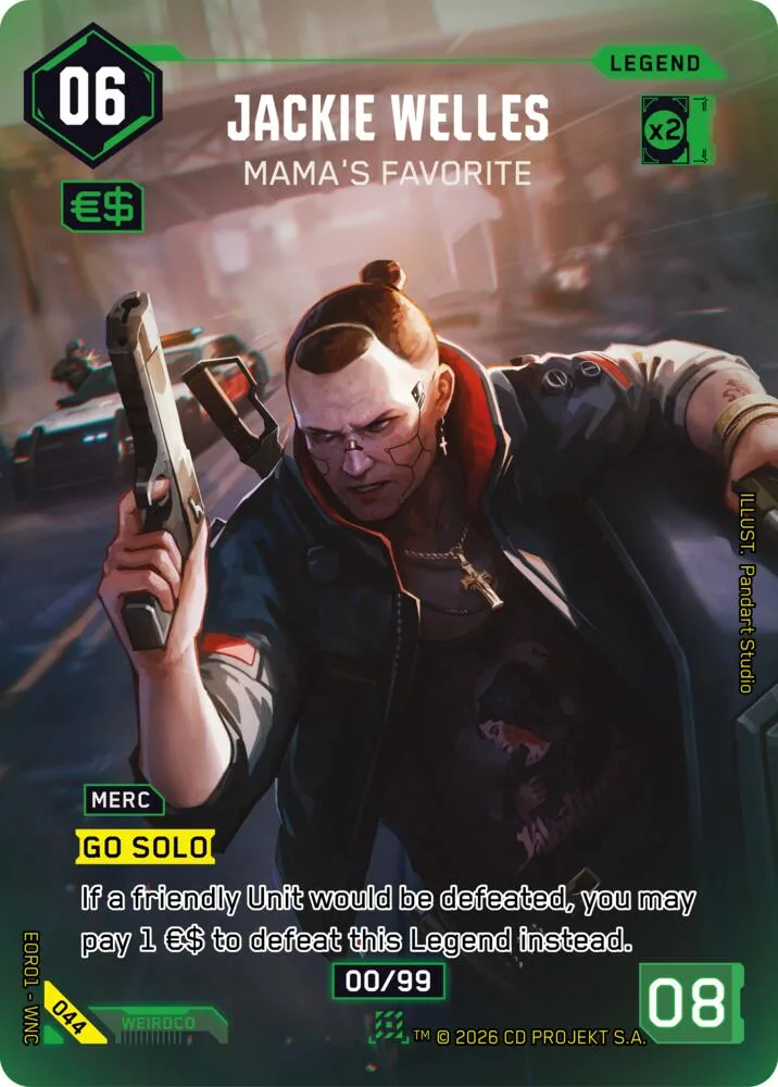 Jackie Welles - Mama's Favorite card front