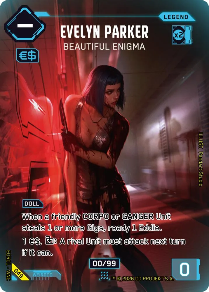 Evelyn Parker - Beautiful Enigma card front