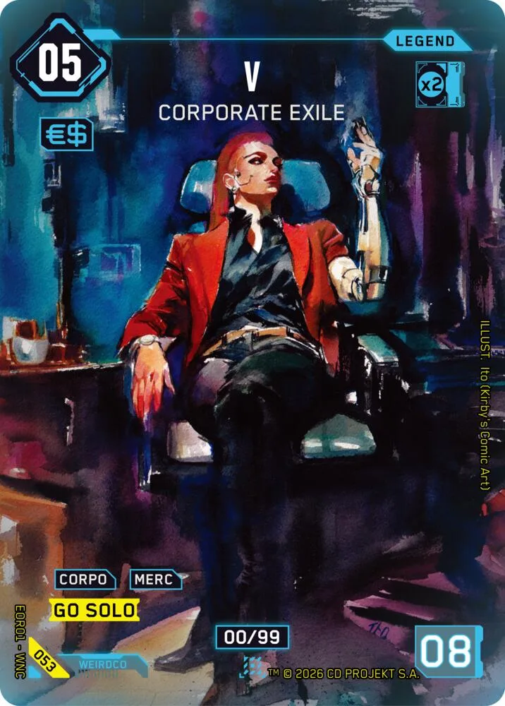 V - Corporate Exile card front