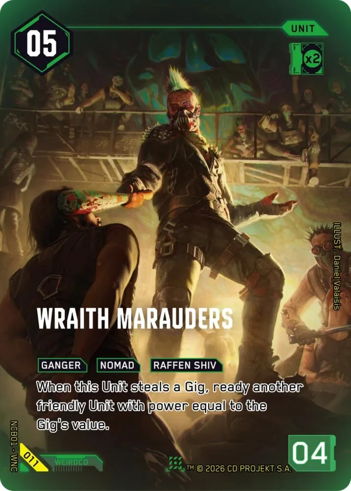 Wraith Marauders card front