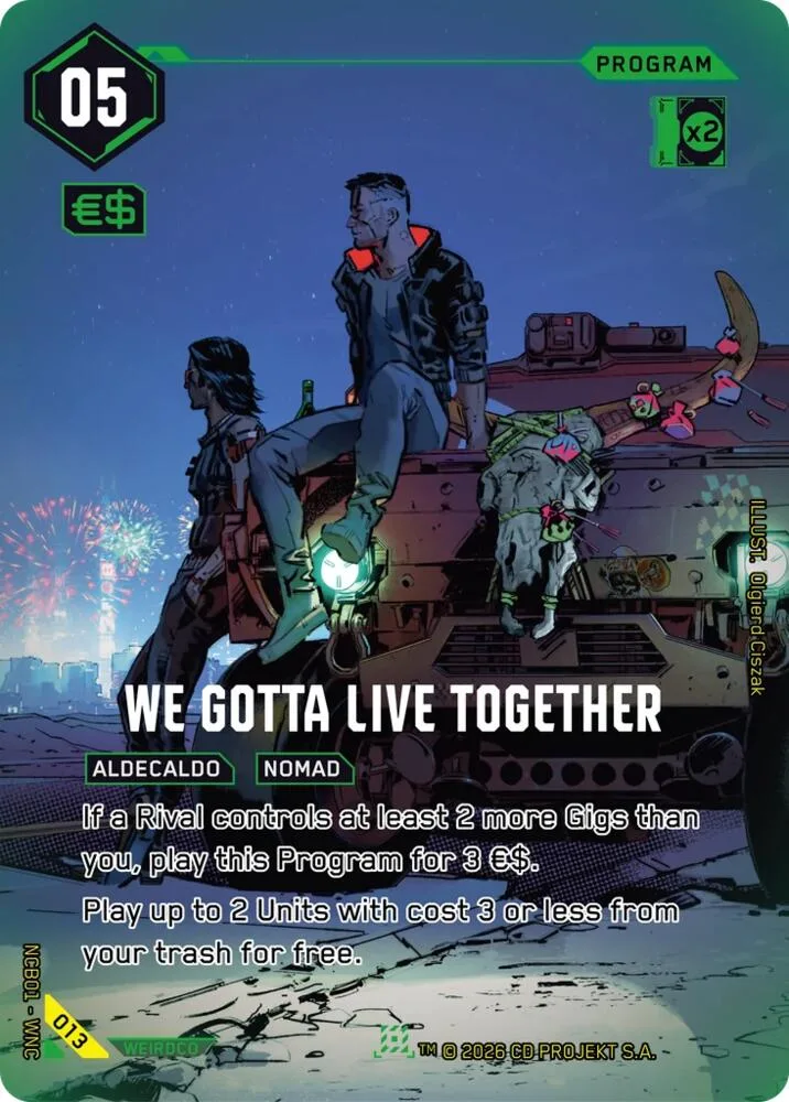 We Gotta Live Together card front