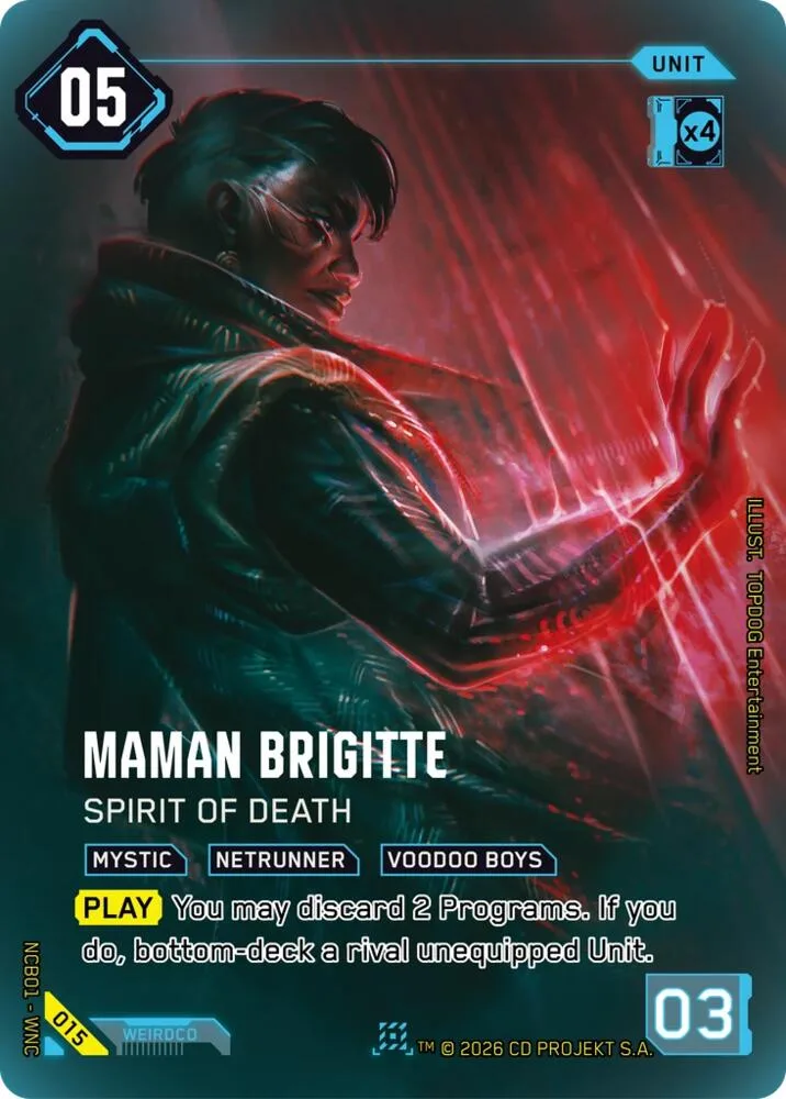 Maman Brigitte - Spirit of Death card front