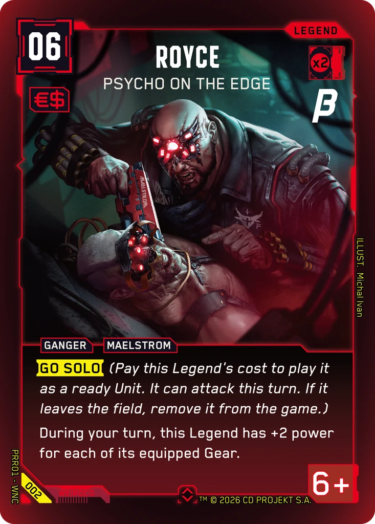 Royce — Psycho on the Edge card front
