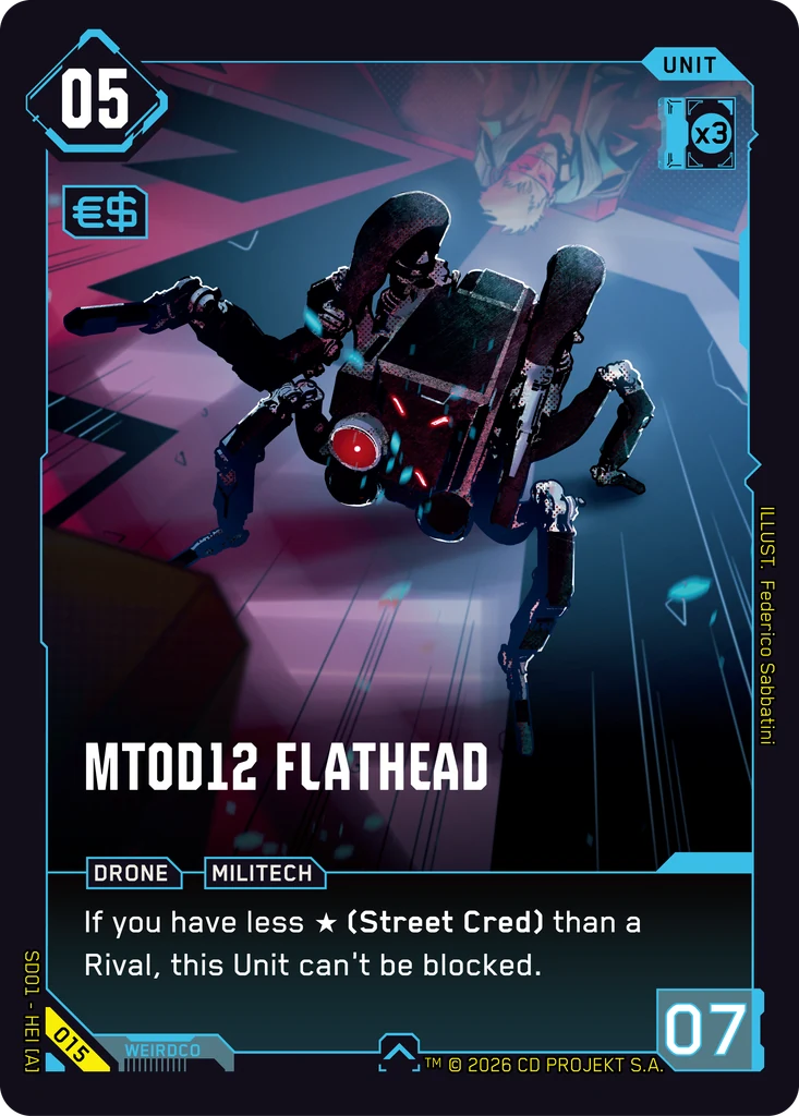 MT0D12 Flathead card front