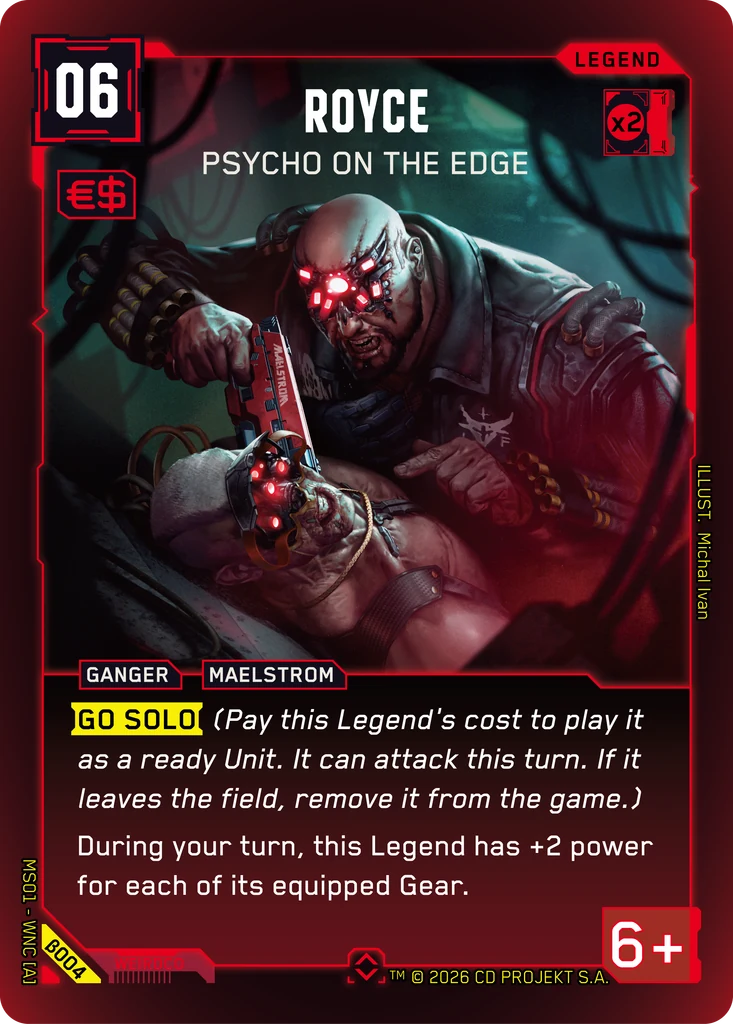 Royce — Psycho on the Edge card front
