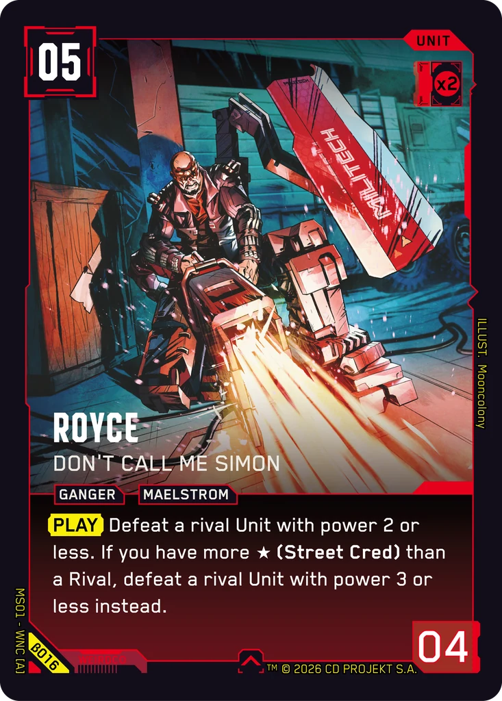 Royce — Don't Call Me Simon card front