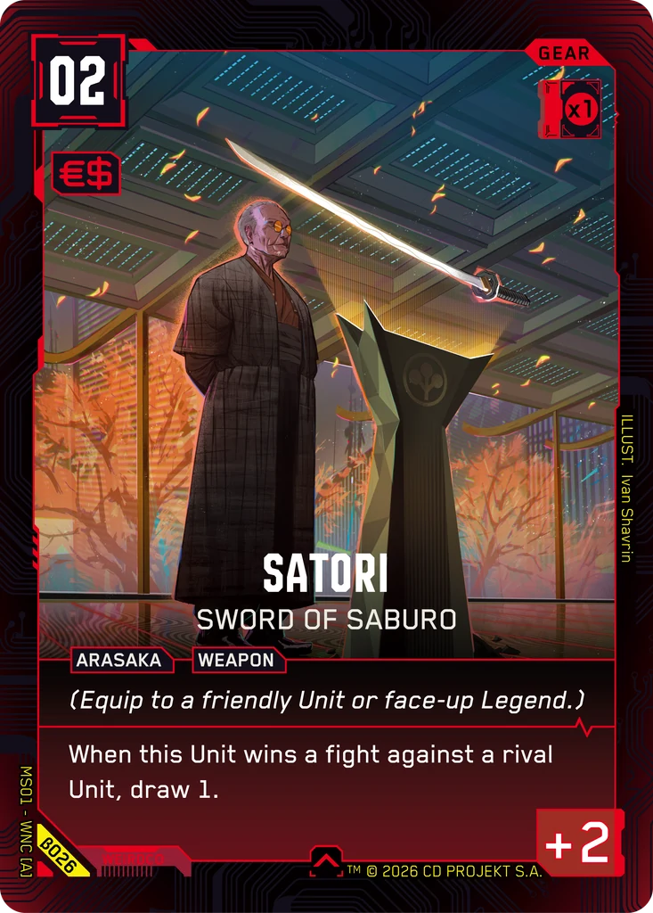 Satori — Sword of Saburo card front