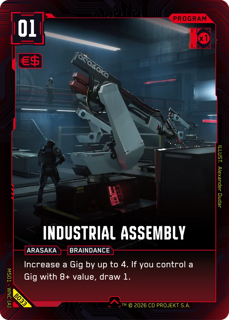 Industrial Assembly card front