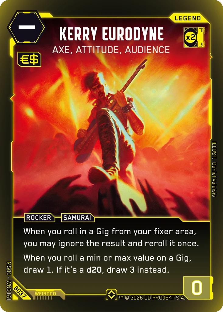 Kerry Eurodyne — Axe, Attitude, Audience card front