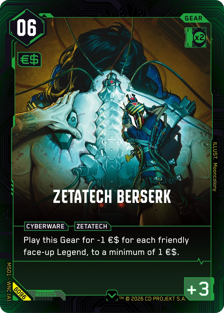 Zetatech Berserk card front