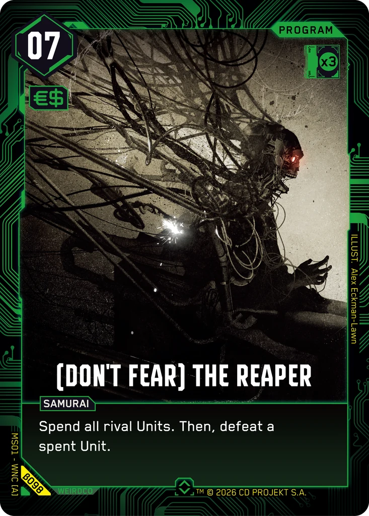 (Don't Fear) The Reaper card front