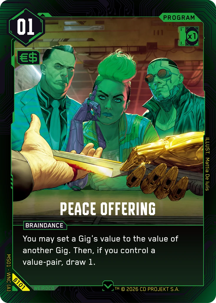 Peace Offering card front