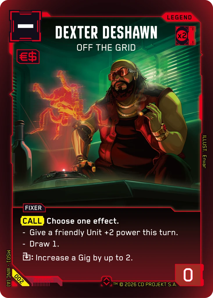 Dexter DeShawn — Off the Grid card front