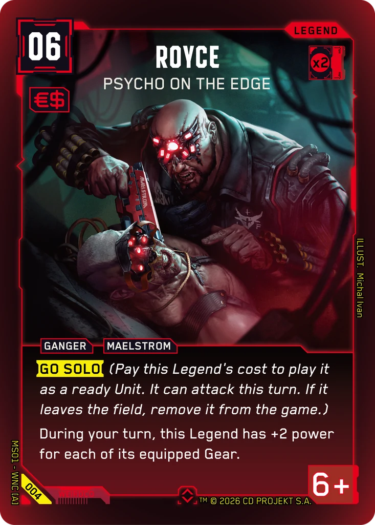 Royce — Psycho on the Edge card front