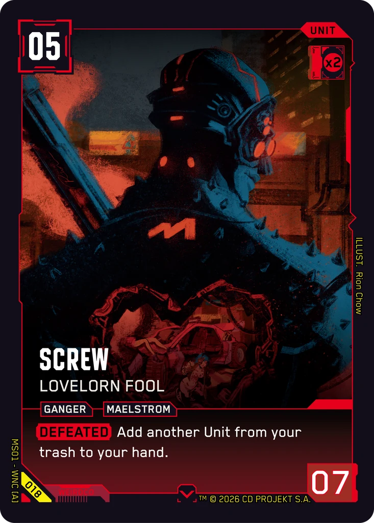 Screw — Lovelorn Fool card front