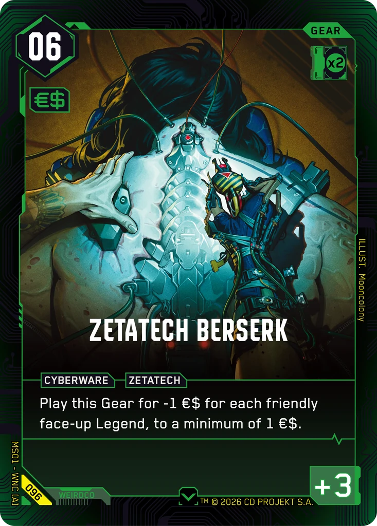 Zetatech Berserk card front