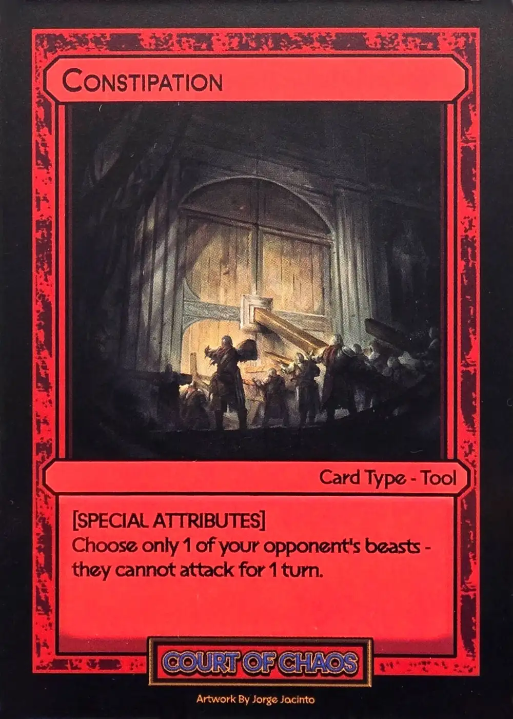 Constipation card front