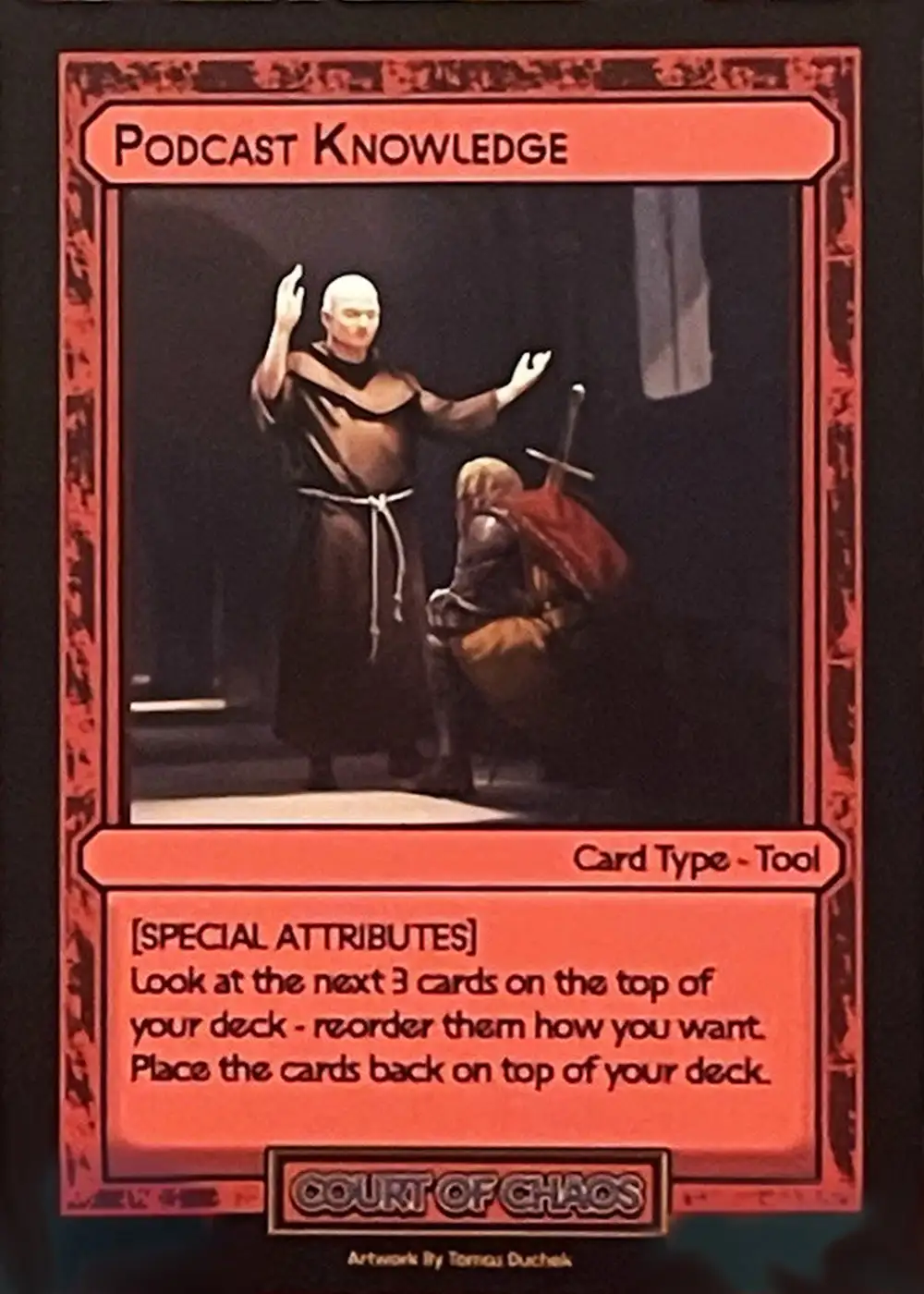 Podcast Knowledge card front