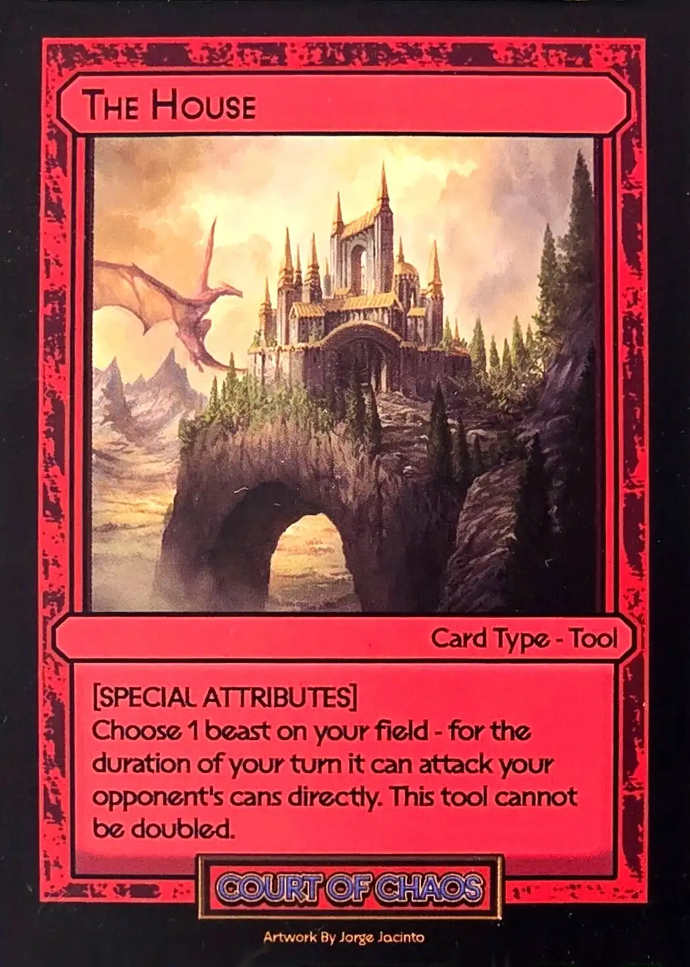 The House card front