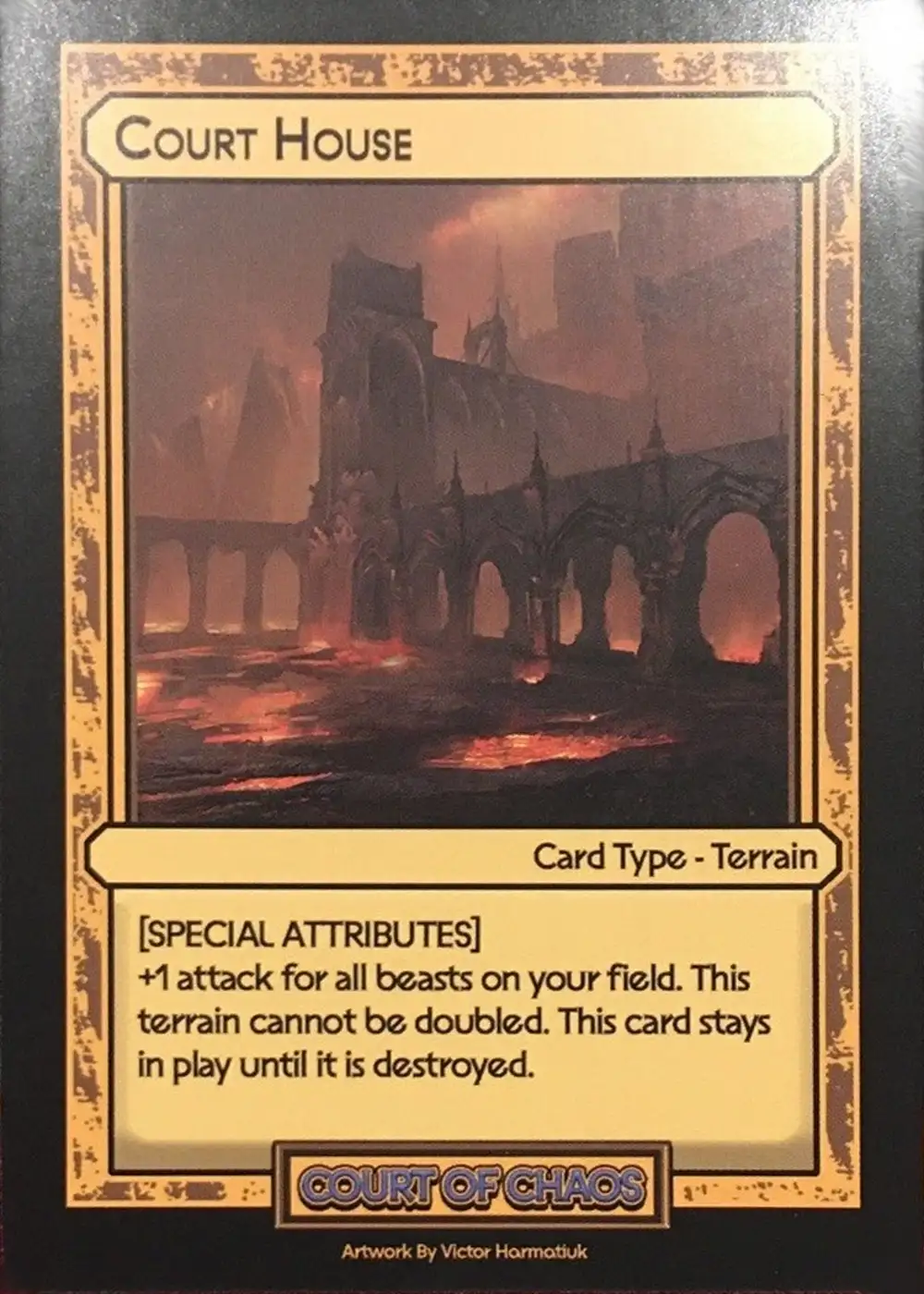 Court House card front