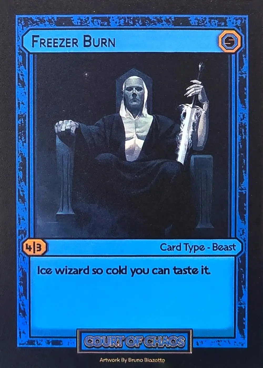 Freezer burn card front
