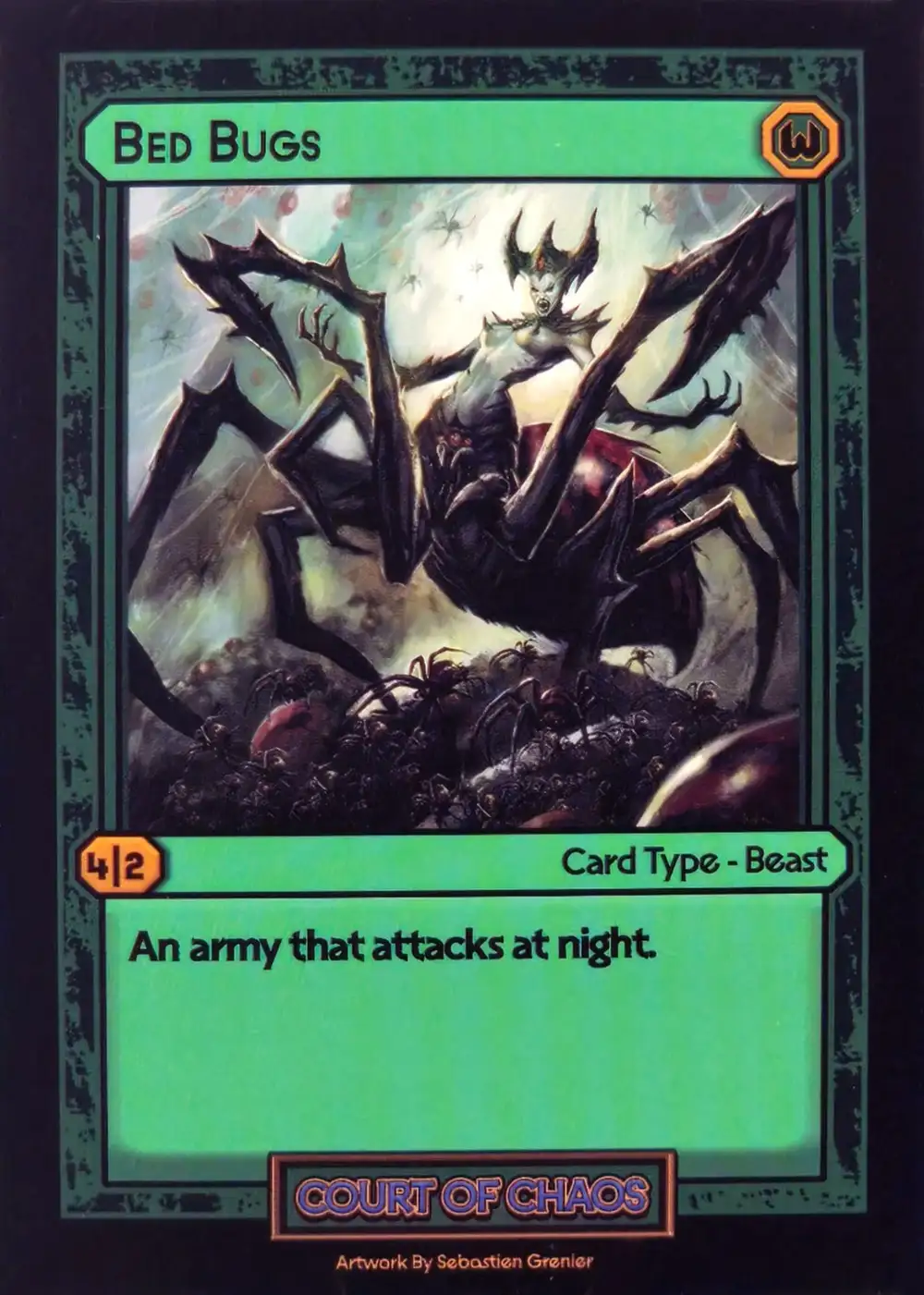 Bed Bugs card front