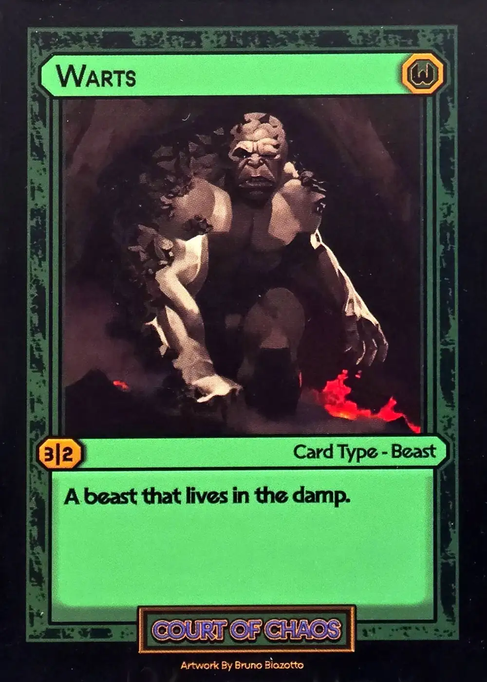 Warts card front