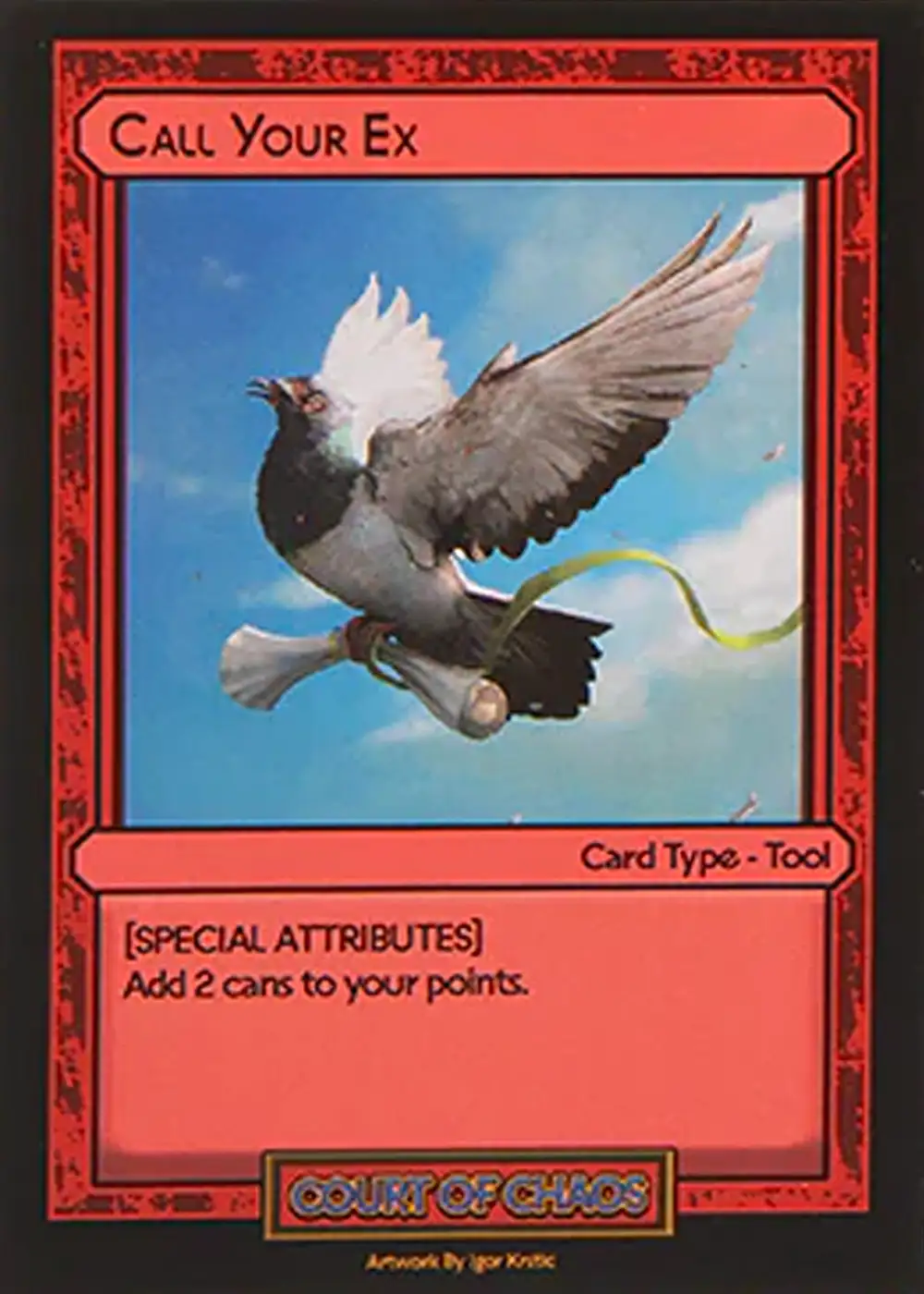 Call Your Ex card front