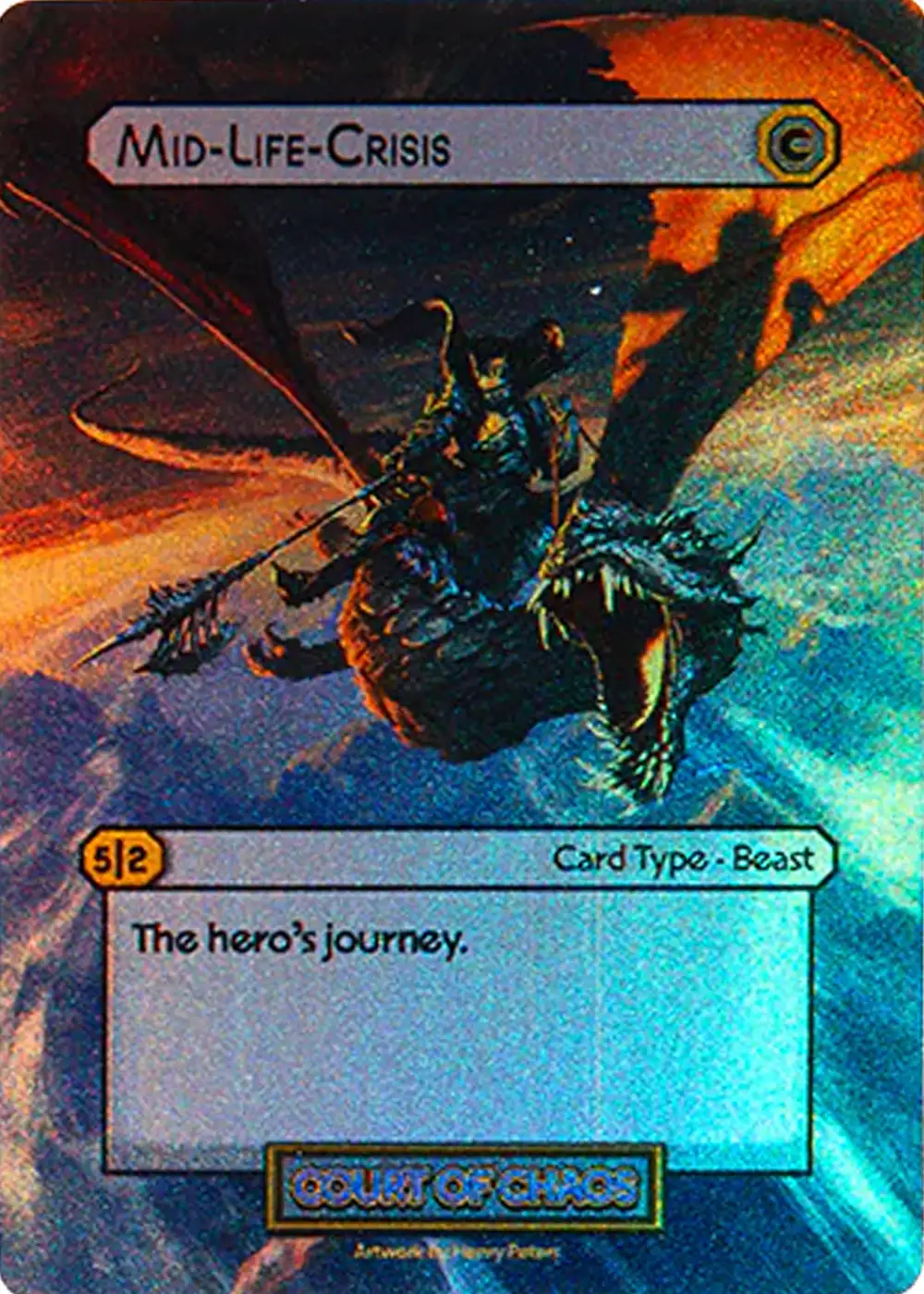 Mid-Life-Crisis card front